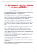 PCI ISA Flashcards 3&period;2&period;1&vert;Exam Question and Answers 2023&sol;2024 