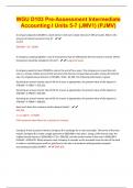  &lpar;Top  2024&sol;2025 EXAM REVIEW PAPERS &sol; GRADED A&plus;&sol; 100&percnt;  Accurate&rpar;WGU D103 Pre-Assessment Intermediate  Accounting I Units 5-7 &lpar;JMV1&rpar; &lpar;PJMV&rpar;