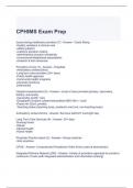 CPHIMS Exam Prep Questions and Answers