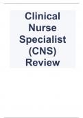 Clinical Nurse Specialist (CNS)