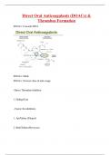 Direct Oral Anticoagulants (DOACs) & Thrombus Formation
