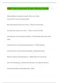 BMC Servicewide Exam Study Guide &vert; Questions with 100&percnt; Correct Answers &vert; Latest Update 2024 &vert; Verified