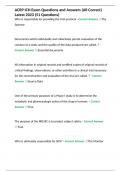 ACRP ICH Exam Questions and Answers &lpar;All Correct&rpar; Latest 2023 &lpar;51 Questions&rpar;
