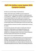 ENPC 5th Edition Latest Update With Complete Solution