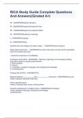 RICA Study Guide Complete Questions And Answers(Graded A+)