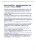Barbicide Exam &vert; Actual questions and answers &vert; latest 2023&sol;24
