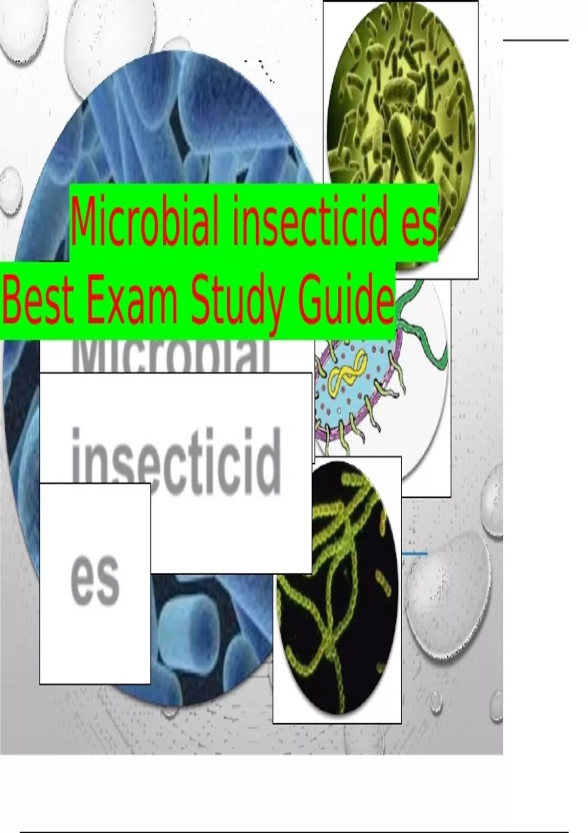 Summary Microbial insecticid es Best Exam Study Guide - Microbial ...