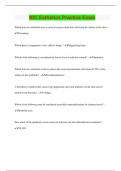 NIC Esthetics Practice Exam &vert; Questions with 100&percnt; Correct Answers &vert; Latest Update 2024 &vert; Verified