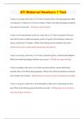 ATI Maternal Newborn 1 Test&lpar;Top  2024&sol;2025 EXAM REVIEW PAPERS &sol; GRADED A&plus;&sol; 100&percnt;  Accurate&rpar;