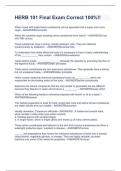 HERB 101 Final Exam Correct 100&percnt;&excl;&excl;