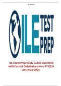 ILE Subscription Test Prep&sol;Class Test Prep &sol;ILE Exam Hearing Aids &sol; CGSC&sol;ILE Comp&sol; IHS Questions- For License Prep &lpar;ILE&rpar;&sol; Costco ILE 3 & More&period;&period;&comma;