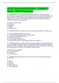 CCNP Advanced Routing - Chapter 7 Exam -100&percnt; Answered