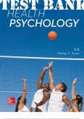 HEALTH PSYCHOLOGY 10E SHELLEY TEST BANK &ndash; COMPLETE UPDATED TEST BANK