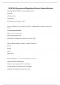 FACHE WK 1 Governance and Organizational Structure Questions With Outlined Answers
