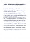 NASM - BCS Chapter 4 Quizzes & Ans