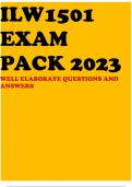 ILW1501 EXAM PACK 2023