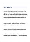 RICA Test PREP Questions & Answers 2023 ( A+ GRADED 100% VERIFIED)