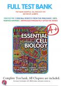 Test Bank for Essential Cell Biology 5th Edition by Alberts &lpar;2020&sol;2021&rpar;&comma; 9780393680379&comma; Chapter 1-20 All Chapters with Answers and Rationals