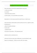 ExamFX Guarantee Exam &vert; Questions with 100&percnt; Correct Answers &vert; Latest Update 2024 &vert; Verified 
