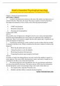 Stahl's Essential Psychopharmacology  Neuroscientific Basis and Practical Applications TESTBANK&sol;STUDY GUIDE 