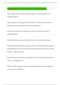 Integration Core Exam Practice 1 &vert; Questions with 100&percnt; Correct Answers &vert; Latest Update 2024 &vert; Verified