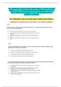 RN COMMUNITY HEALTH HESI PROCTORED 3 ACTUAL EXAMS FORM A&comma; B & C &lpar;3 VERSIONS&rpar;&vert; HESI RN COMMUNITY HEALTH PROCTORED EXAM FORMS A&comma; B & C WITH QUESTIONS &  CORRECT ANSWERS