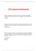 Exam (elaborations) ATI Capstone Fundamentals 2023/2024