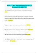 NHA CCMA Review Questions and Answers Graded A&plus;