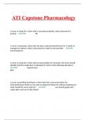 Exam (elaborations) ATI Capstone Pharmacology 