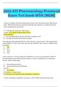 2023 ATI Pharmacology Proctored Exam Test bank WTH &lbrace;NGN&rcub;