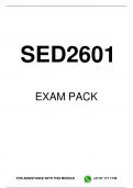 SED2601 EXAM PACK 2025