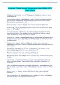 Fresenius Clinical Annual Competency Exam&lbrack;2023-2024&rsqb; 100&percnt; PASS&excl;&excl;&excl;