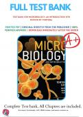 Test Bank for Microbiology: An Introduction 14th Edition by Tortora | 9780137941612  |2024-2025 | Chapter 1-28 | All Chapters with Answers and Rationals