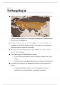 The Mongol Empire summary (GES 110)