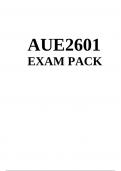 AUE2601 Exam Pack 2023 Latest exam questions and answers and summarized notes for exam preparation.