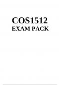 COS1512 Exam Pack 2023 Latest exam pack questions and answers and summarized notes for exam preparation.