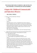 Chapter 06: Childhood Communicable and Infectious Diseases   Test Bank for Wong's Nursing Care of Infants And Children 11th Edition by Hockenberry