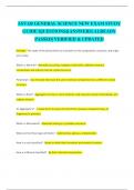 ASVAB GENERAL SCIENCE NEW EXAM STUDY  GUIDE &vert;QUESTIONS&ANSWERS&vert; ALREADY  PASSED&vert; VERIFIED & UPDATED