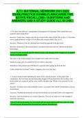 A&period;T&period;I MATERNAL NEWBORN 2021&sol;2022 EXAM&comma;PRACTICE EXAMS&comma;FLASHCARDS FOR ACTIVE RECALL&comma;&lpar;300&plus; QUESTIONS AND ANSWERS AND A STUDY GUIDE ALL IN ONE &rpar;