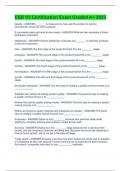 ESB V2 Certification Exam Graded A&plus; 2023