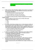 HESI Med Surg Exit Exam &lpar;V1 Version 1&rpar; Brand New Q&As 