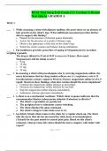 HESI Med Surg Exit Exam &lpar;V1 Version 1&rpar; Brand New Q&As GRADED A