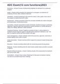 ADC Exam&lpar;12 core functions&rpar;2023&period;
