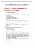 Chapter 13: Health Promotion of the Preschooler and Family   Test Bank for Wong's Nursing Care of Infants And Children 11th Edition by Hockenberry