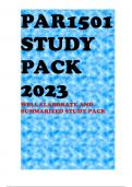 PAR1501 STUDY PACK 2023