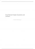 Final ATI Review Chapter 6 Questions and Answers 