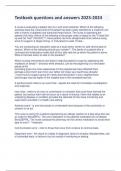 Testbank questions and answers 2023-2024&period;
