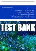 Test Bank For Treating Those with Mental Disorders: A Comprehensive Approach to Case Conceptualization and Treatment 2nd Edition All Chapters - 9780134802862
