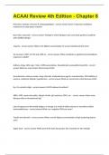 ACAAI Review 4th Edition - Chapter 8