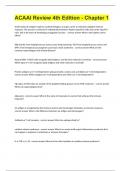 ACAAI Review 4th Edition - Chapter 1